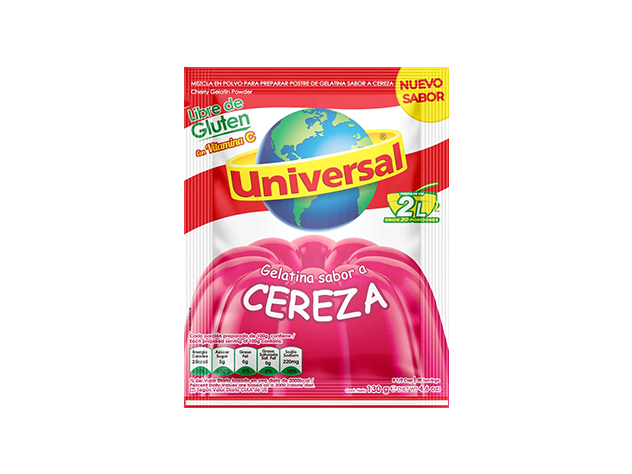 Universal Cherry-Flavored Gelatine Amevel
