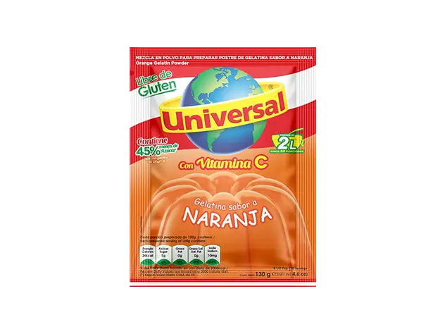 Universal Orange-Flavored Gelatine Amevel
